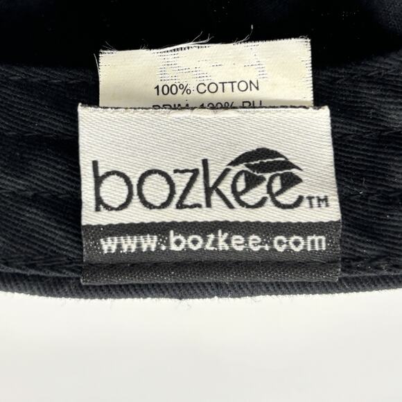 Vtg Bozkee Arizona Diamondbacks Baseball Hat Black Red Snakeskin Bill Snapback - Picture 7 of 9